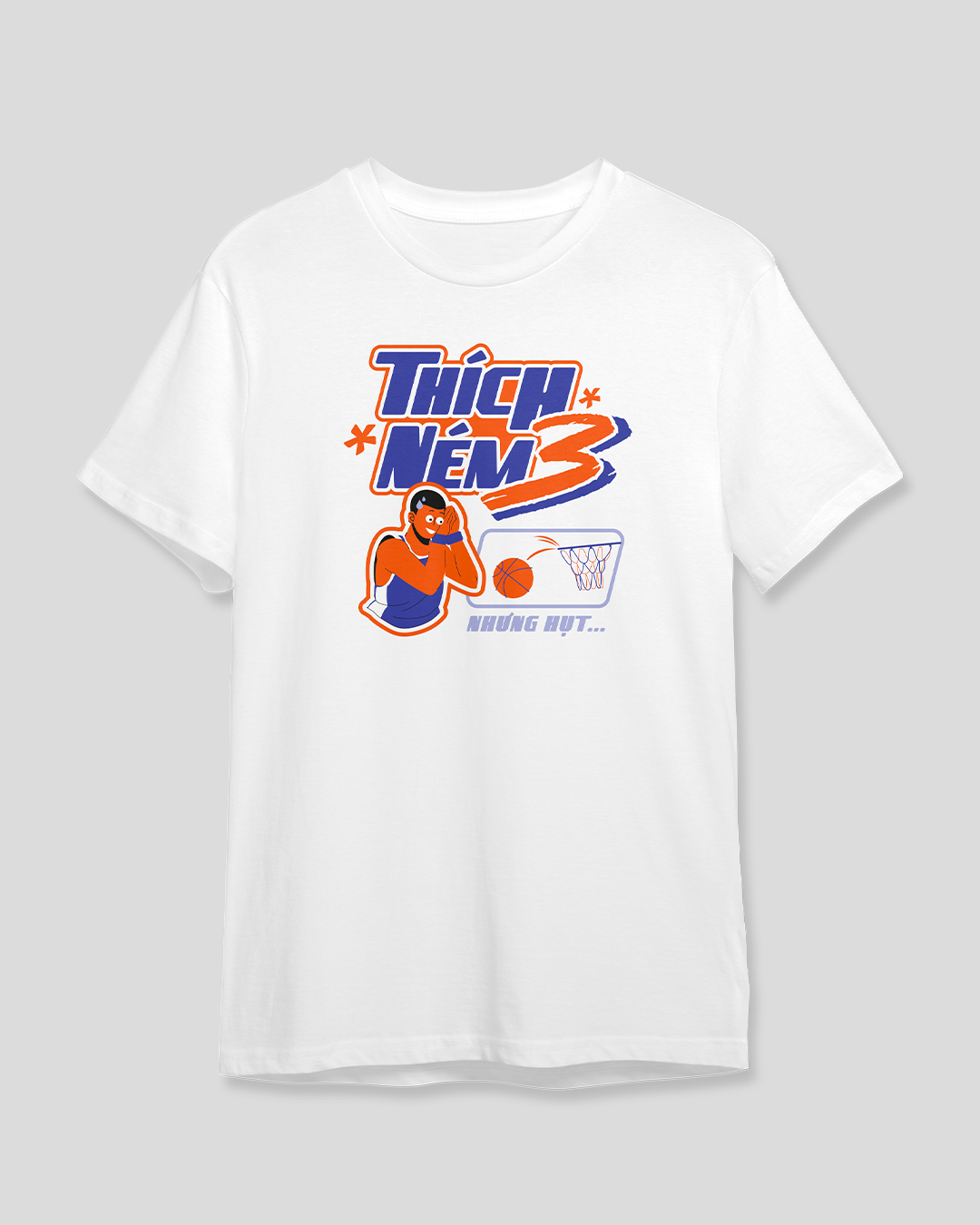  Áo thun cotton Thích Ném 3 