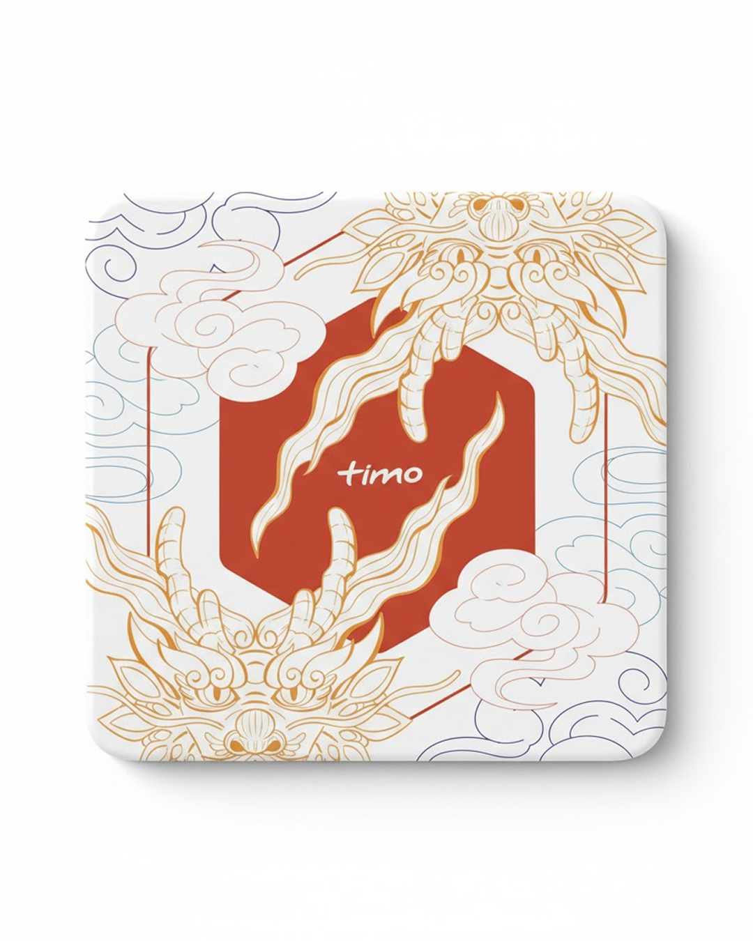  Gạch lót ly Long Vân Khởi Sắc | Hình vuông bằng gốm 