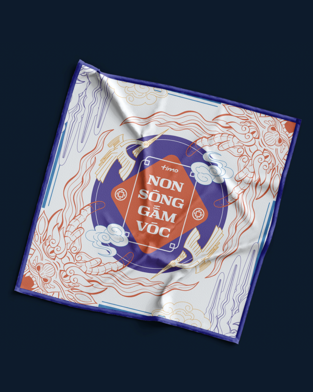  Khăn bandana Non Sông Gấm Vóc | Lụa Hàn 