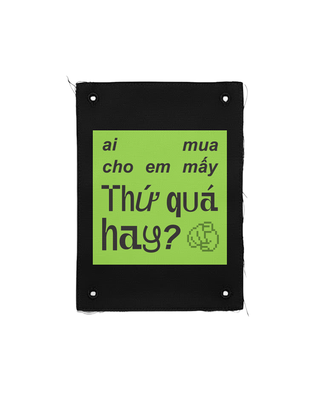  Tranh vải gắn áo Rich KID 