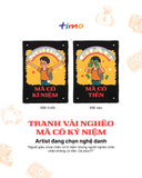  Tranh vải gắn áo Nghèo mà có kỷ niệm 