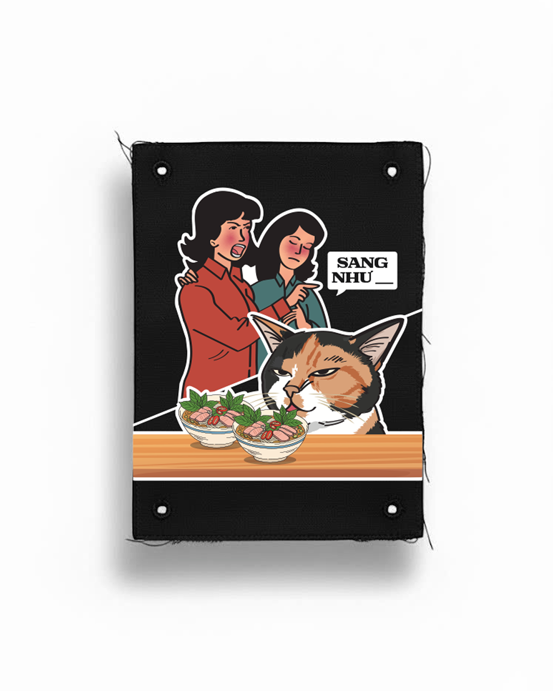  Tranh vải gắn áo Sang như ** 