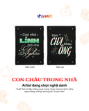  Tranh vải gắn áo Hết tiền mà còn-ten | Ngẫu nhiên 