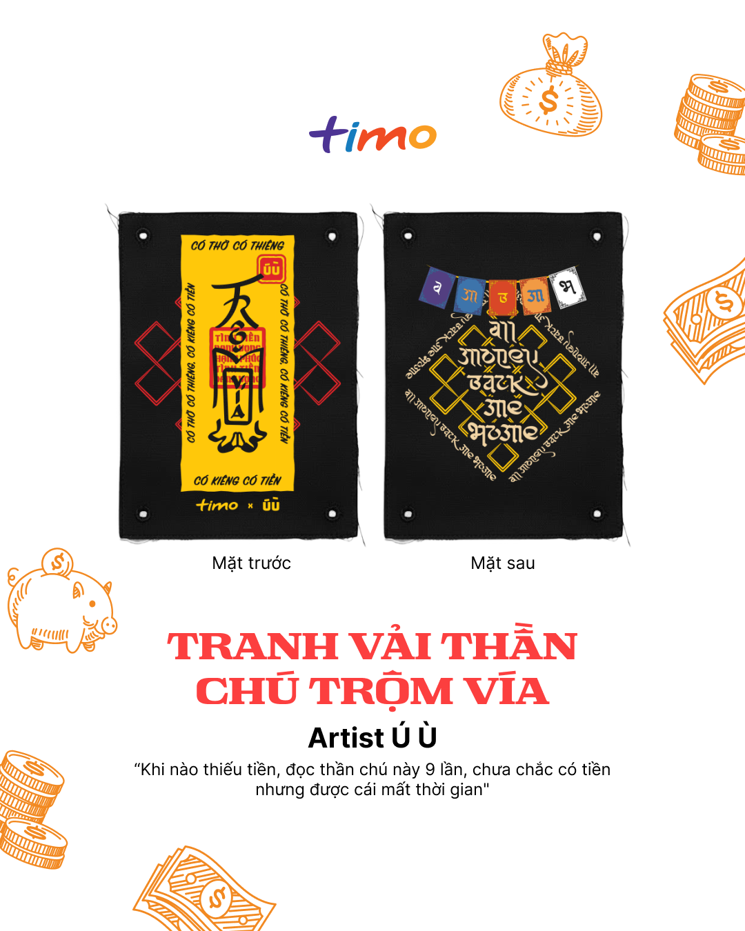  Tranh vải gắn áo Troll khổ, kệ nghèo | Ngẫu nhiên 