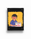  Tranh vải gắn áo Chứng nhận Tiền...đình 