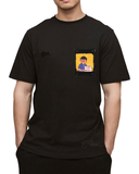  Combo Áo thun đen unisex và tranh vải gắn áo | Chủ đề Troll nghèo kệ khổ 