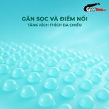  Bao cao su Powergra Promax - Gân sọc và điểm nổi, kéo dài, hương trái cây - Hộp 10 cái 