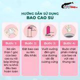  Bao cao su Powergra Promax - Gân sọc và điểm nổi, kéo dài, hương trái cây - Hộp 10 cái 