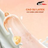  Bao cao su Shell Pulse Lasting Pleasure - Hương nước hoa cao cấp, kéo dài, gân nổi - Hộp 10 cái 