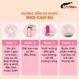  Bao cao su Shell Pulse Lasting Pleasure - Hương nước hoa cao cấp, kéo dài, gân nổi - Hộp 10 cái 