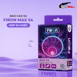  Bao cao su Firon Max 54 - Size 54mm, siêu mỏng, kéo dài thời gian - Hộp 10 cái 