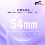  Bao cao su Firon Max 54 - Size 54mm, siêu mỏng, kéo dài thời gian - Hộp 3 cái 