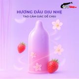  Bao cao su Firon Max 54 - Size 54mm, siêu mỏng, kéo dài thời gian - Hộp 3 cái 