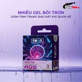  Bao cao su Firon Max 54 - Size 54mm, siêu mỏng, kéo dài thời gian - Hộp 3 cái 