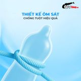  Bao cao su Firon Neo 49 - Size 49mm, siêu mỏng, kéo dài thời gian - Hộp 10 cái 