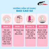  Bao cao su Firon Neo 49 - Size 49mm, siêu mỏng, kéo dài thời gian - Hộp 10 cái 
