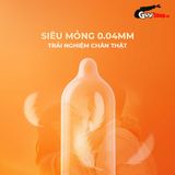  Bao cao su Firon Slide - Siêu mỏng, chống tuột, hương trái cây - Hộp 10 cái 