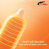  Bao cao su Firon Slide - Siêu mỏng, chống tuột, hương trái cây - Hộp 10 cái 