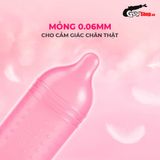  Bao cao su Firon Rush - Gân sọc, điểm nổi, kéo dài thời gian - Hộp 3 cái 