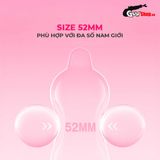  Bao cao su Firon Rush - Gân sọc, điểm nổi, kéo dài thời gian - Hộp 3 cái 