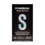 Bao cao su Powergra Ultrafit - Size 49mm, siêu mỏng, kéo dài, hương dâu - Hộp 10 cái 