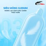  Bao cao su Shell Pulse Infinite Stealth - Hương nước hoa cao cấp, siêu mỏng, kéo dài - Hộp 10 cái 