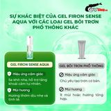  Gel bôi trơn Firon Sense Aqua - Se khít âm đạo và tăng khoái cảm nữ, tinh chất lô hội - Chai 50ml 