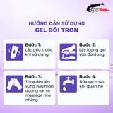  Gel bôi trơn Shell Love Purple - Se khít âm đạo và tăng khoái cảm nữ, hương nước hoa - Chai 50ml 