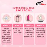  Bao cao su Shell Close Fit - Size 49mm, siêu mỏng, chống tuột, kéo dài thời gian - Hộp 3 cái 