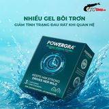  Bao cao su Powergra Promax - Gân sọc và điểm nổi, kéo dài, hương trái cây - Hộp 3 cái 