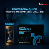  Viên uống Powergra Quick hỗ trợ cương dương, tăng cường sinh lý - Hộp 4 viên 