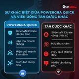  Viên uống Powergra Quick hỗ trợ cương dương, tăng cường sinh lý - Hộp 4 viên 