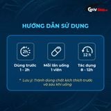  Viên uống Powergra Quick hỗ trợ cương dương, tăng cường sinh lý - Hộp 4 viên 