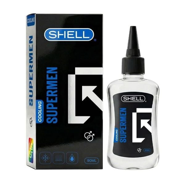  Gel bôi trơn hậu môn mát lạnh - Shell Supermen Cooling - Chai 90ml 