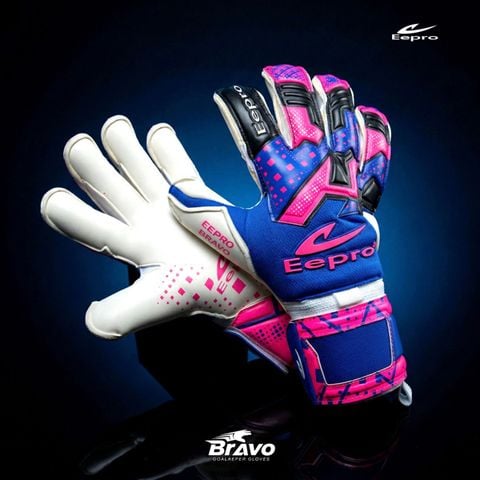 ( Xương Tháo Lắp) Găng Tay Thủ Môn Bravo Eepro Tím
