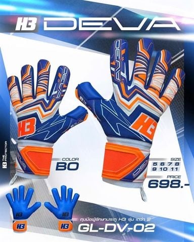 Găng Tay Thủ Môn H3 DEVA 2 - 2025 NEW