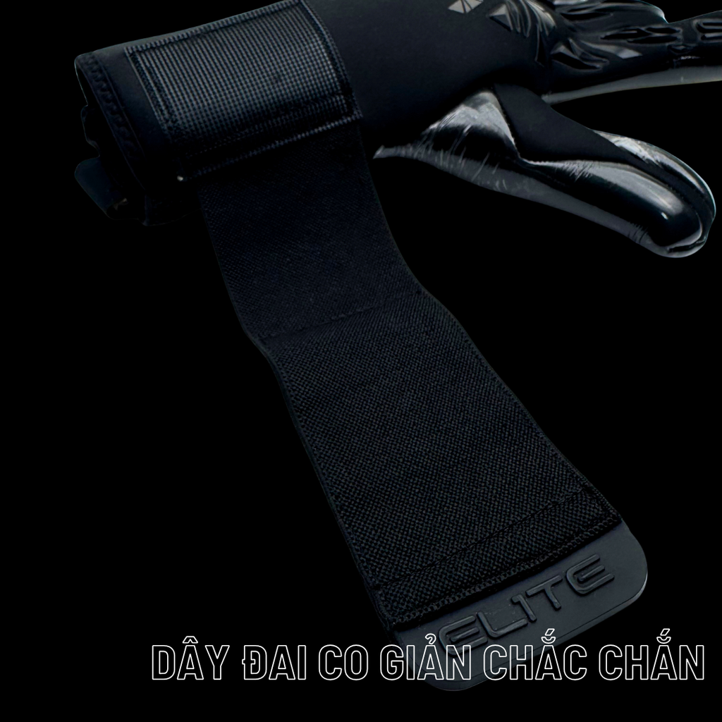 Găng Tay Thủ Môn Elite Revolution X Black