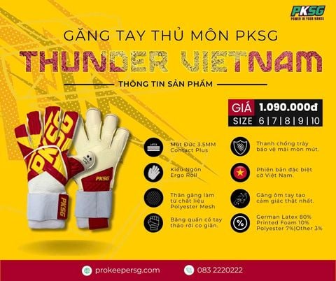 GĂNG TAY THỦ MÔN PKSG THUNDER VIETNAM