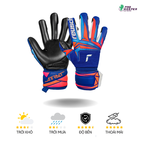 [Trẻ Em] Găng Tay Thủ Môn Reusch Attrakt Infinity Evolution NC Junior GK26 |  5672725 4127