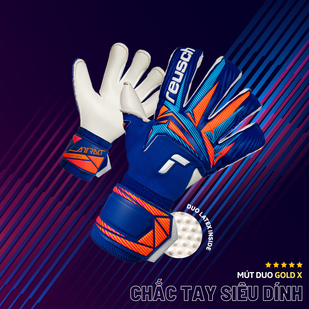Găng Tay Thủ Môn Reusch Attrakt Duo Evolution Gk26 | 5670055 4126