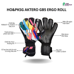 Găng Tay Thủ Môn HOSoccer&PKSG Aktero GB5 Ergo Roll SMU