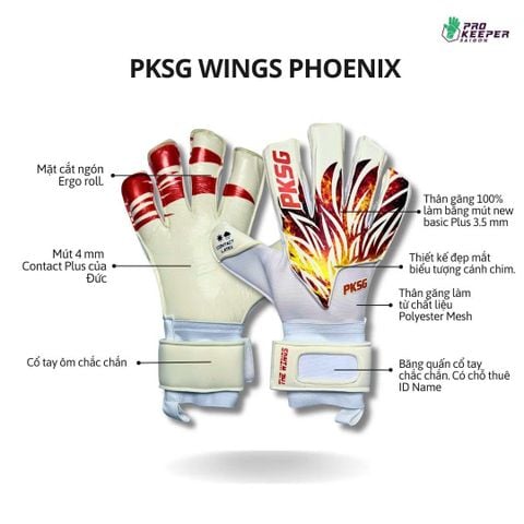 Găng Tay Thủ Môn PKSG Wings Phoenix