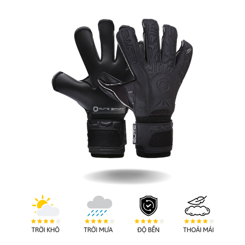 Găng Tay Thủ Môn Elite Black Solo