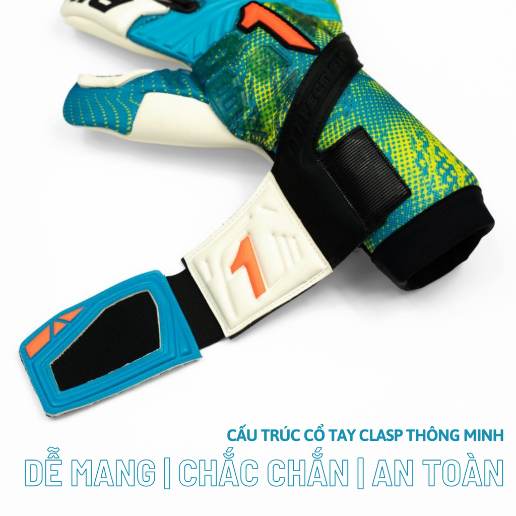 Găng Tay Thủ Môn Rinat Fiera Pro Onana Green/Orange