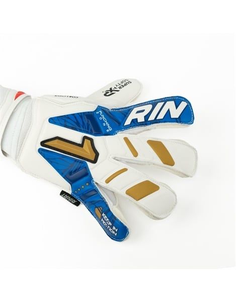 [ Cỏ Nhân Tạo] Găng Tay Thủ Môn RINAT EGOTIKO VENGADOR PRIME ( White/Navy Blue)