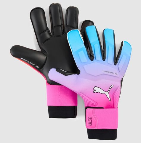 Găng Tay Thủ Môn PUMA Ultra Ultimate Hybrid Showtime - Sininen/Poison Pink/Musta 042135-01
