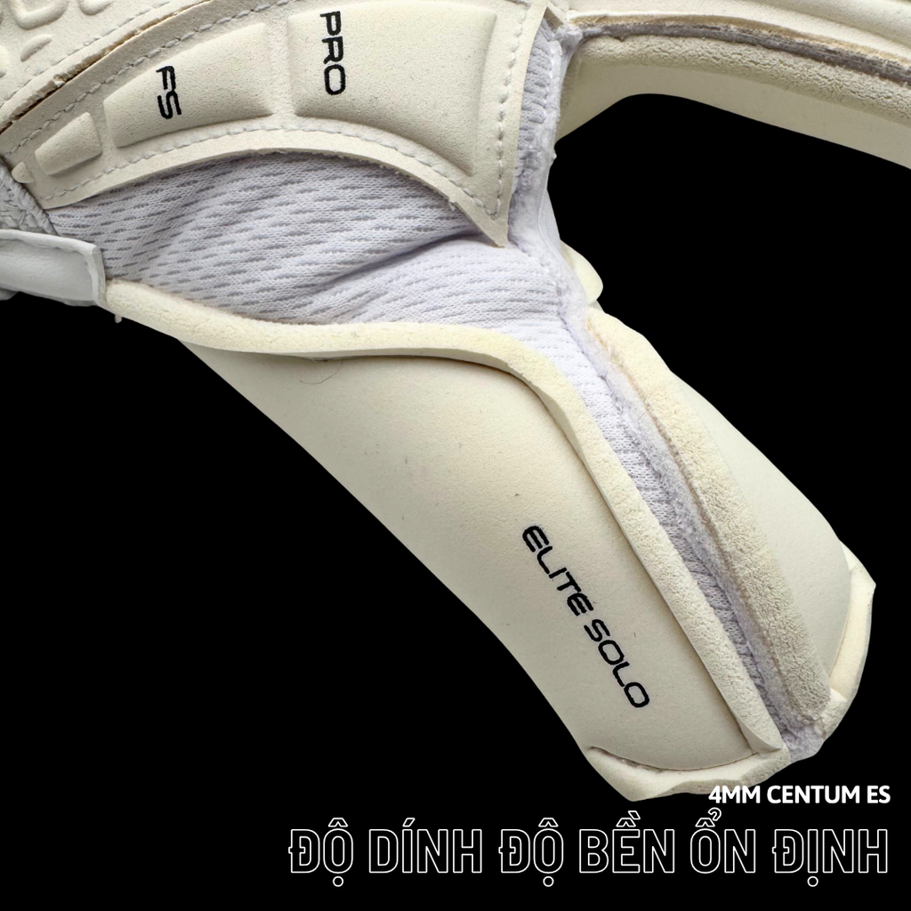 Găng Tay Thủ Môn Elite White Solo