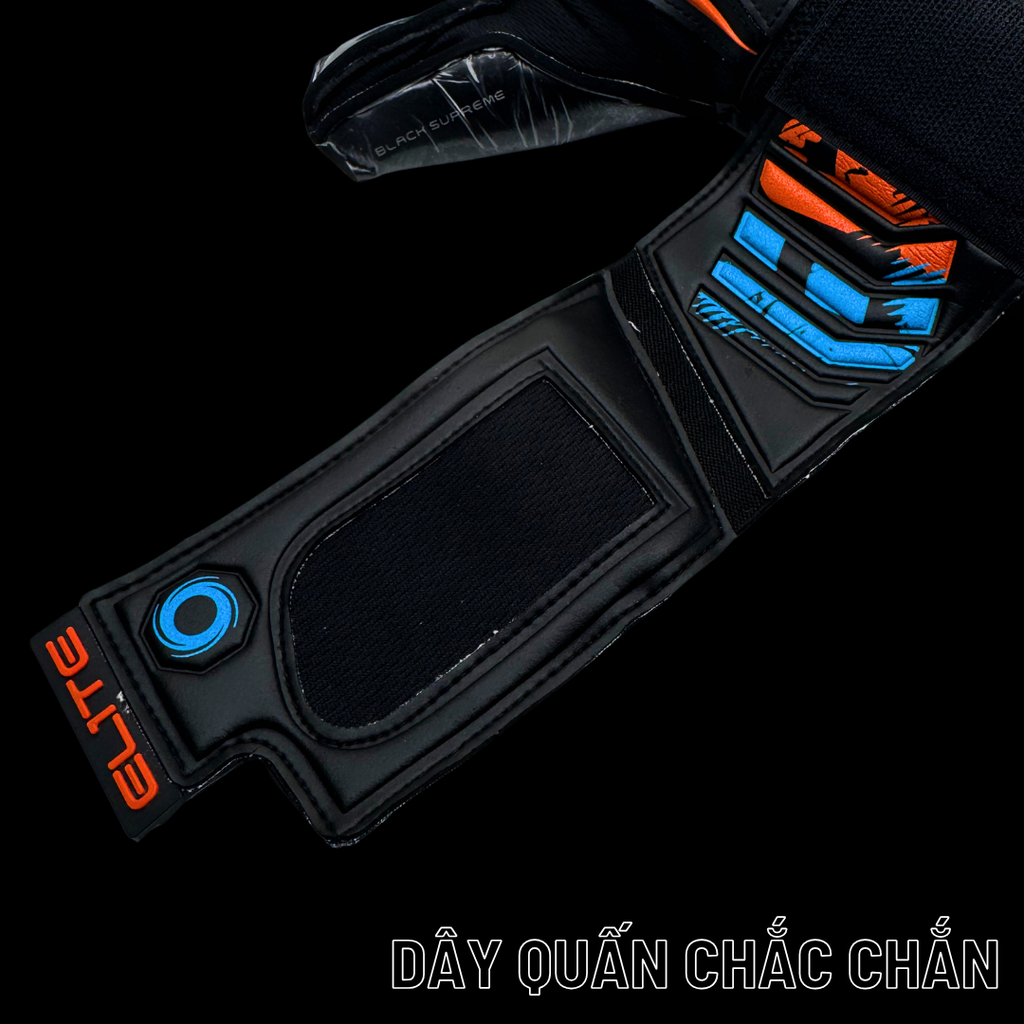 Găng Tay Thủ Môn Elite Supreme Pro Black