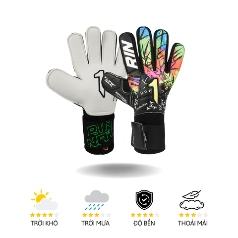 [Cỏ Nhân Tạo] Găng Tay Thủ Môn Rinat ASIMETRIK TURF (Black)