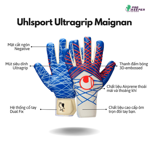 Găng Tay Thủ Môn Uhlsport Prediction Ultragrip HN Maignan